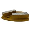 6 Pk Trapezoidal diamond Grinding Discs For Bolt-on Concrete Grinder Medium Bond