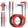8Pcs Multimeter Automotive Test Probe Lead Kit 4mm Piercing Wire Clip Tool