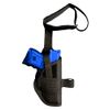 Barsony Black Nylon Ankle Holster for Compact, Sub-Compact 9mm 40 45 (Glock 43, Right)