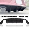 For 2015-23 Dodge Charger SRT Rear Diffuser Black Splitter Bumper Lip Accessory