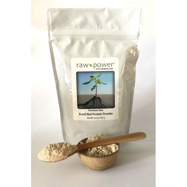 Brazil Nut Protein Powder, 16 oz, Premium Quality, Raw, Unheated, NO additives