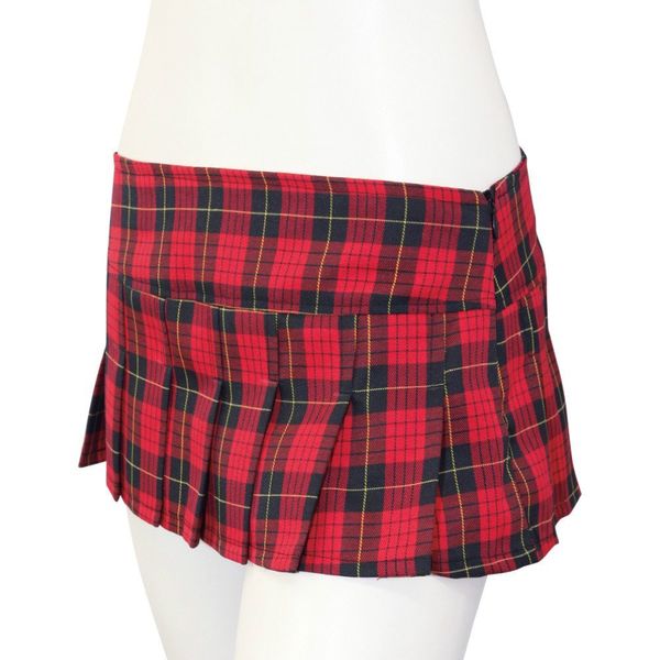 Exposure Flag Notebook Check Mini Skirt Red h1114re