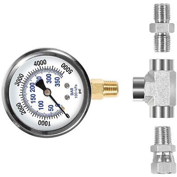 Pressure Gauge Assembly 1/4”NPT Threads Replaces for Titan 730-397/730397/508239