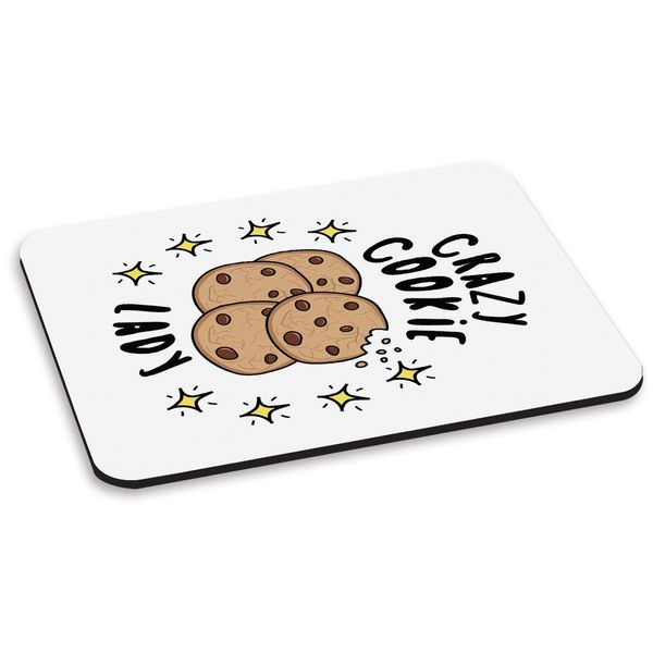 Gift Base Crazy Cookie Lady Stars PC Computer Mouse Mat Pad