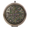Tinksky Folding Pocket Mirror Round Compact Mirror Double-sided Makeup Mirror (Random Style)