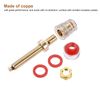 uxcell Terminal Binding Post Amplifier Banana Plug Jack Speaker Socket Black Red Set of 2