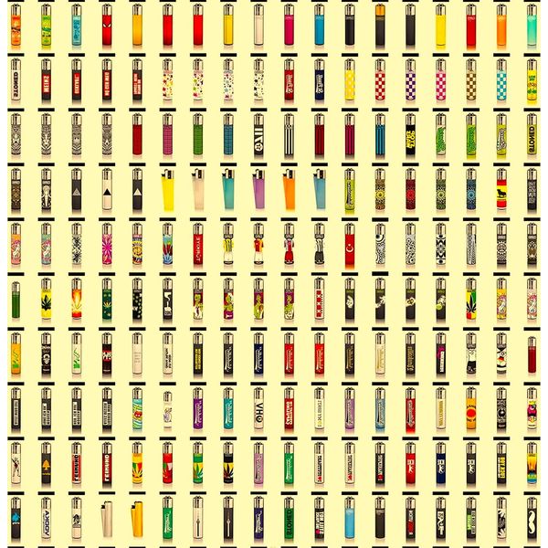 30 X LIGHTER CLIPPER ASSORTED DESIGNS MIX BAG BOX GOODY PACK