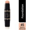 3x Max Factor Facefinity All Day Matte 2in1 PanStik Foundation 45 Warm Almond