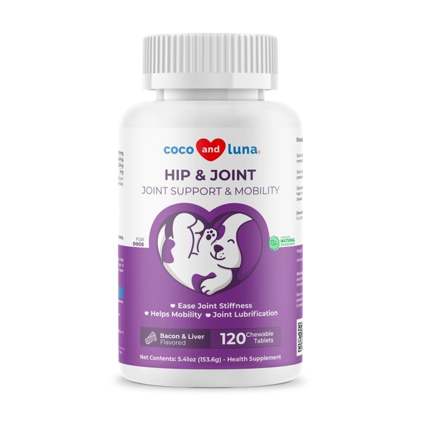 Joint Supplement for Dogs - Glucosamine with Chondroitin, MSM, Mobility Support