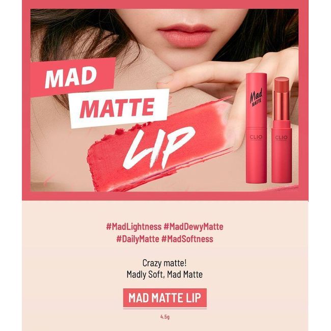 Briesje aanpassen ziel CLIO - Mad Matte Lip AD - 24 Colors - EveryMarket