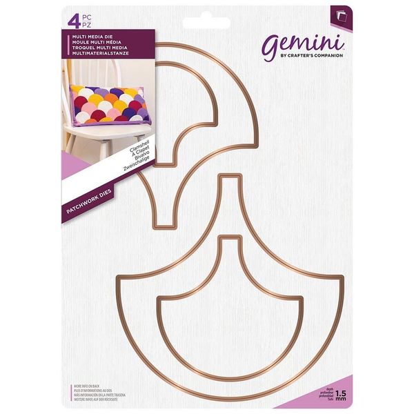 Gemini Multi Media Patchwork Die - Clamshell