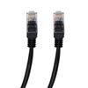 20 Pcs CAT5E Non Booted Black 5 Foot Patch Cord