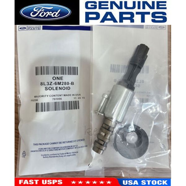 2PC Genuine Ford Solenoid 8L3Z-6M280-B VCT For 04-10 F-150 Expedition 4.6L 5.4L