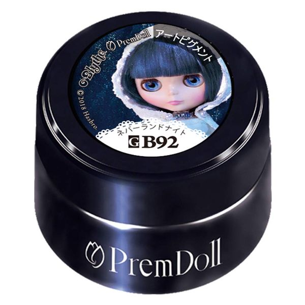 PRE GEL Plymdoll Neverland Night 92 DOLL-B92 0.1 oz (3 g), Color Gel, UV/LED Compatible