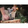 Fiskars XSharp Axe and Knife Sharpener, Ceramic sharpening stone/Fiberglass reinforced plastic case, Black/Orange, 1000601
