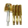 Premium Gun Safe 3 Spoke Safe Handle Gold Finish Replacement Safe Box Handle