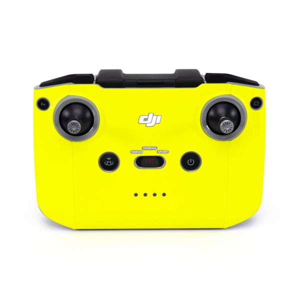 Wrapgrade Skin compatible with DJI Mavic Air 2 | Remote Controller (NEON YELLOW)