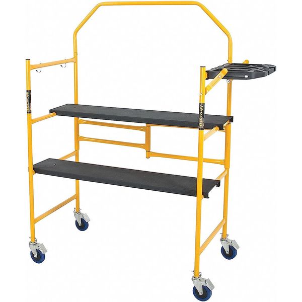 Rolling Scaffold Steel Platform Portable Adjustable Mobile Scaffolding Platform