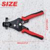 LEONTOOL Wire Stripper, Auto Multi Stripper, Automatic Adjustable, Cable Stripper, Wire Stopper, Solar Cable Stripper, Hand Stripper, Wire Cutter, Multi Wire Stripper, Multi-functional Plier, Terminal