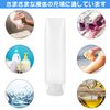 Doyeemei Travel Bottles Small Divided Bottles Refill Containers (10 Count) Leak Proof Design Squeeze Bottles Refill Bottles for Business Trips TSA Travel Shampoo, Cream, Lotion, Cosmetics, Storage, Travel Bottle, Transparent, White (50 ml)