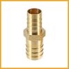Partuto 2 Pcs 19mm - 16mm Straight Shaped Barb Brass Hose Fitting Connector Replacement