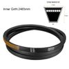 sourcing map B-97 V-Belts 97" Inner Length, B-Section Rubber Drive Belt