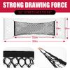 For Jeep Gladiator Car Rear Truck Bed Cargo Net Envelope Elastic Storage w/ Hook