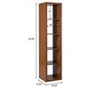 Better Homes & Gardens 5-Cube Vertical Storage Organizer, Rustic Acorn Shelf