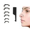 nalaina 3D Nose Petite Nose Clip, Nose Clip, Highly Flexible, High Nose, Beautiful Nose, Small Nose, Easy, Painless, Bun Nose or Pig Nose, Unisex, 3 Size Set