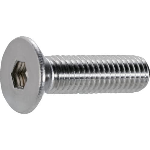 TRUSCO B129-1235 Hex Socket Countersunk Bolt, Stainless Steel, M12 x 35, Pack of 3