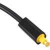 Black Digital SPDIF Optical Audio Splitter 2 Way for Toslink Splitter Adapter 1 Input 2 Output SPDIF Optical Cable Splitters Accessories