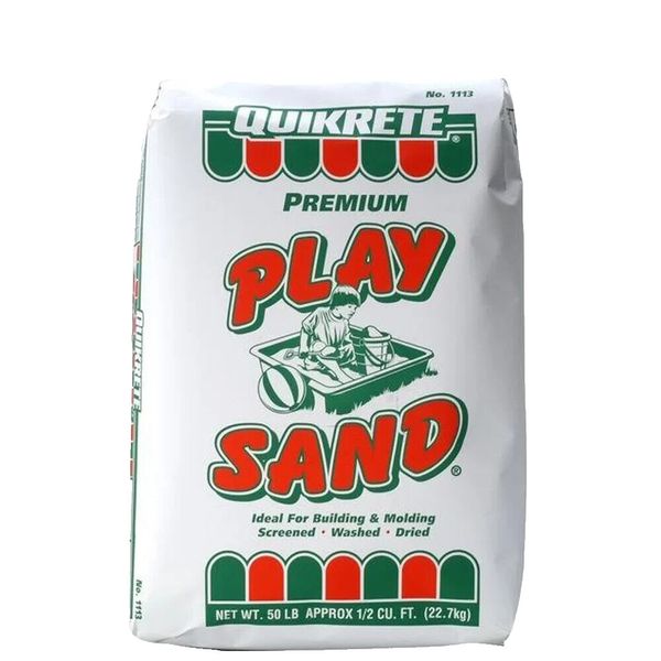 50 lb Quikrete Play Sand for Kids | Washed Sand