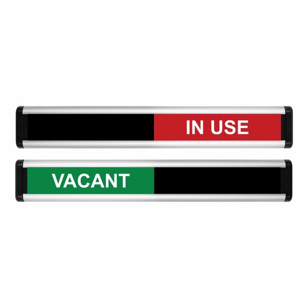 Viro Vacant/In Use Sliding Door Sign - Green / Red Edition - 214 x 40mm