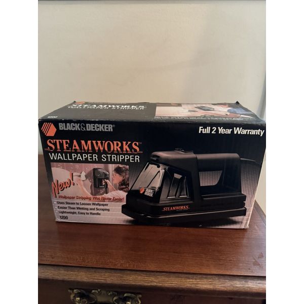 Vintage Black & Decker Steamworks 1200 Wallpaper Stripper, With Original Box