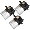 E26 Light Socket Push Thru On/Off Lamp Socket, Medium Base E26 Socket Interior Shell Incandescent Lampholder Replacement Parts for Table & Floor Lamps (3 Pack)