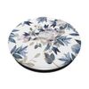 Blue and White Floral Pattern PopSockets Swappable PopGrip