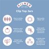 Kilner 0.35 Litre Round Clip Top Preservation Storage Jar
