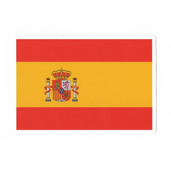 Spain Flag Sticker [st-flag024]