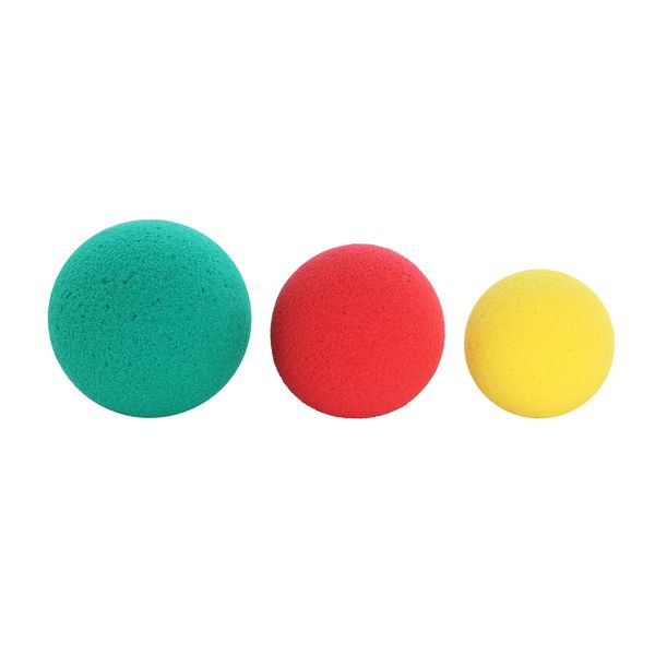 Cando Memory Foam Ball Set Yellow Red Green
