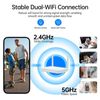 10CH 2MP CCTV PTZ WIFI Wireless Security Night Vision Add-on Camera System 500GB
