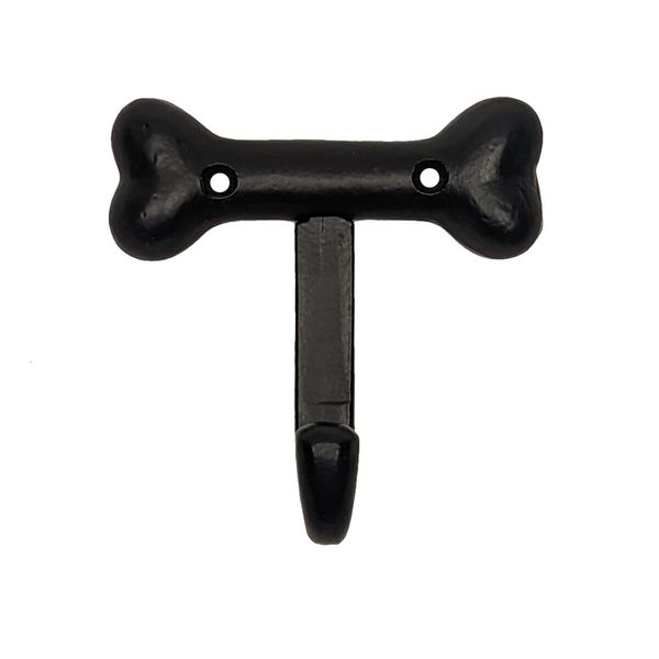 Dog Bone Hook Wall Mount Hat Coat Hanger Pet Leash Key Ring Holder Rack Storage