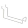 W Bar Hook for Perforated Boards, White, 90 P25 [1 piece]