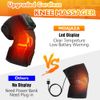 2PCS Cordless Heated Knee Massager Vibration Heating Shoulder Brace Support Wrap