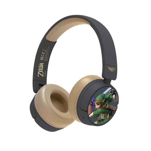 OTL Technologies ZD0999 Kids Zelda Folding Wireless Headphones Black