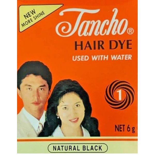 Tancho Hair Dye Powder Natural Black 6 Gram