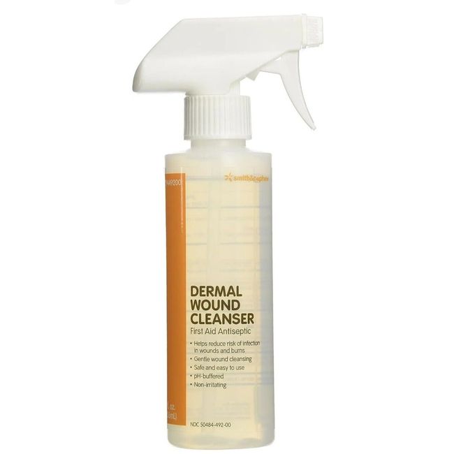 NEW💙Dermal Wound Skin/Wound Cleanser 8 fl oz Spray Bottle💙