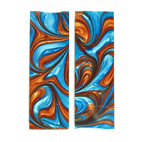Copper & Sky Blue Pearl Knife Scale Sets