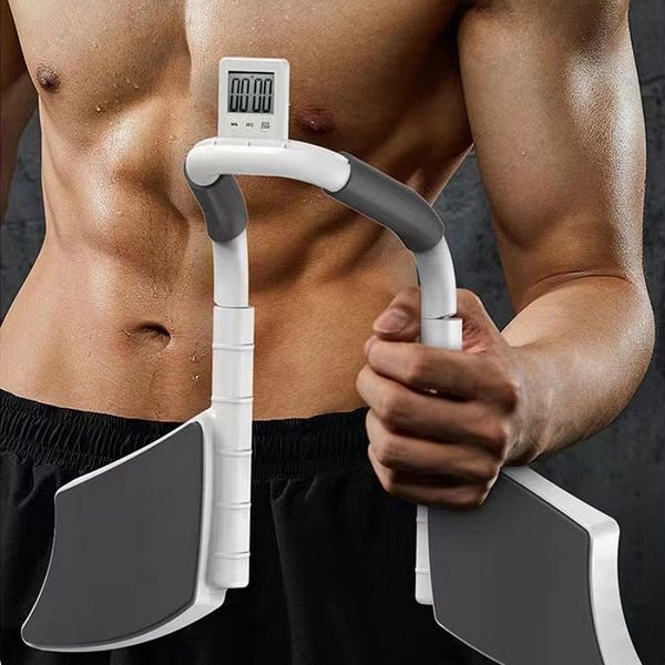 Plank equipment/timer check/elbow pad/core strengthening/exercise equipment/homet/body exercise/white color, single item, single item