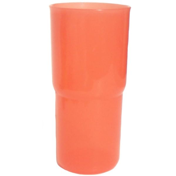Tupperware 18 Ounce Tabletop Stacking Tumbler in Sheer Coral