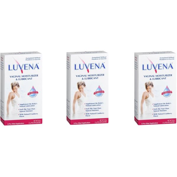 Luvena Vaginal Moisturizer & Odor Control 6ct (3 Pack)